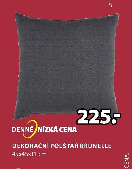 DEKORAČNÍ POLŠTÁŘ BRUNELLE