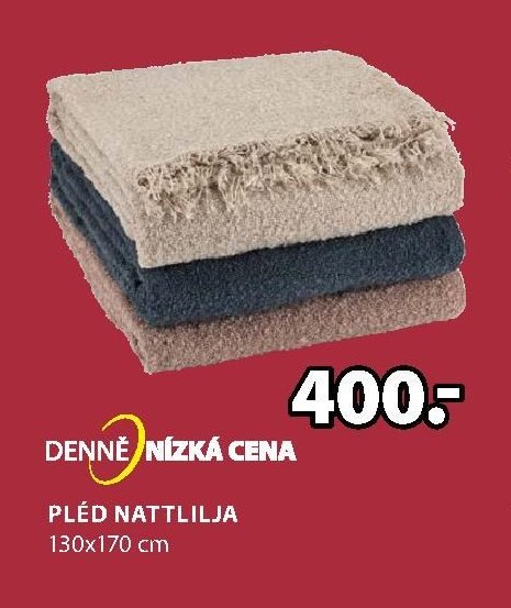 PLÉD NATTLILJA