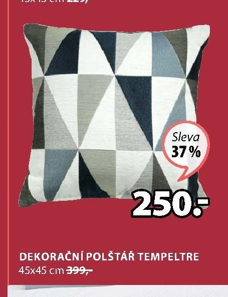 DEKORAČNÍ POLŠTÁŘ TEMPELTRE