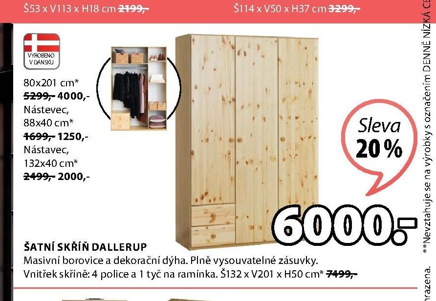 ŠATNÍ SKŘÍŇ DALLERUP