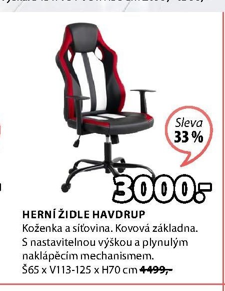 Herní židle HAVDRUP
