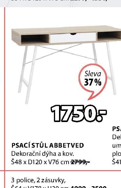 Psací stůl ABBETVED