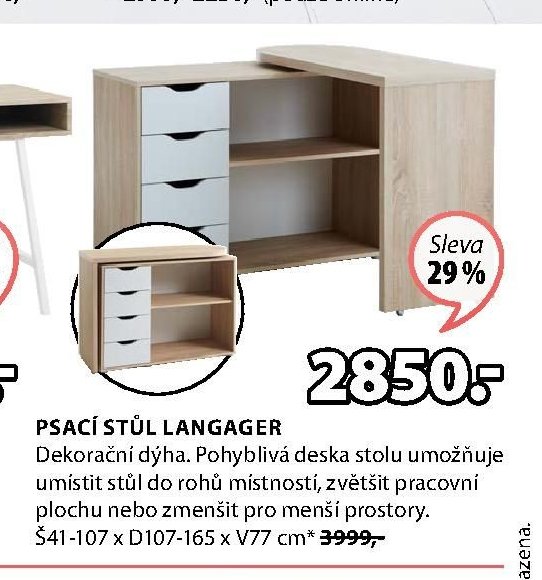 Psací stůl LANGAGER