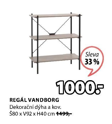 Regál VANDBORG
