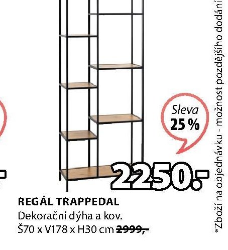 Regál TRAPPEDAL