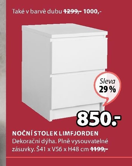 Noční stolek LIMFJORDEN