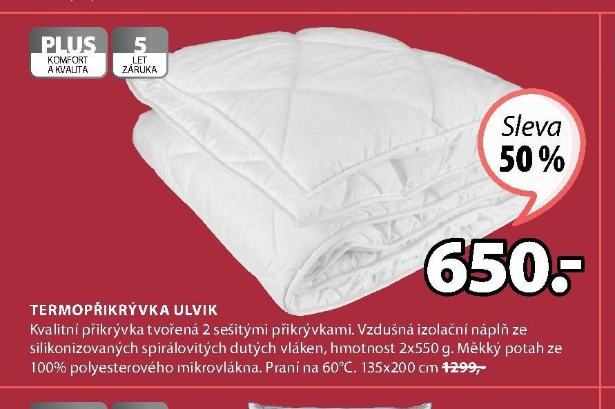 TERMOPŘÍKRÝVKA ULVIK
