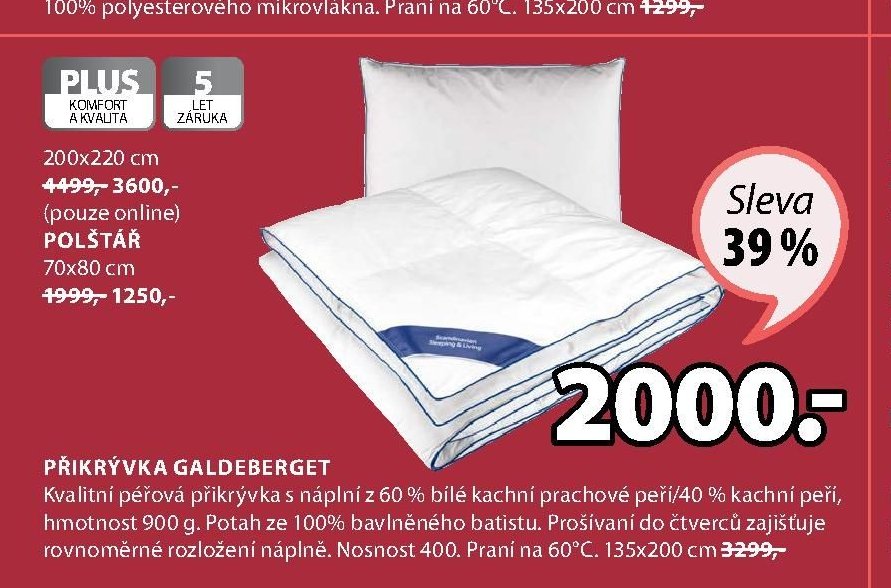 PŘÍKRÝVKA GALDEBERGET