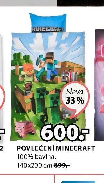 POVLEČENÍ MINECRAFT