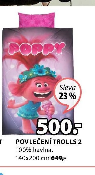 POVLEČENÍ TROLLS 2
