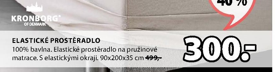 ELASTICKÉ PROSTĚRADLO