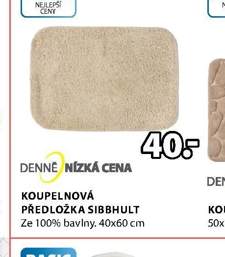 Koupelnová předložka SIBBHULT