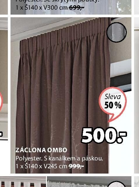 ZÁCLONA OMBO
