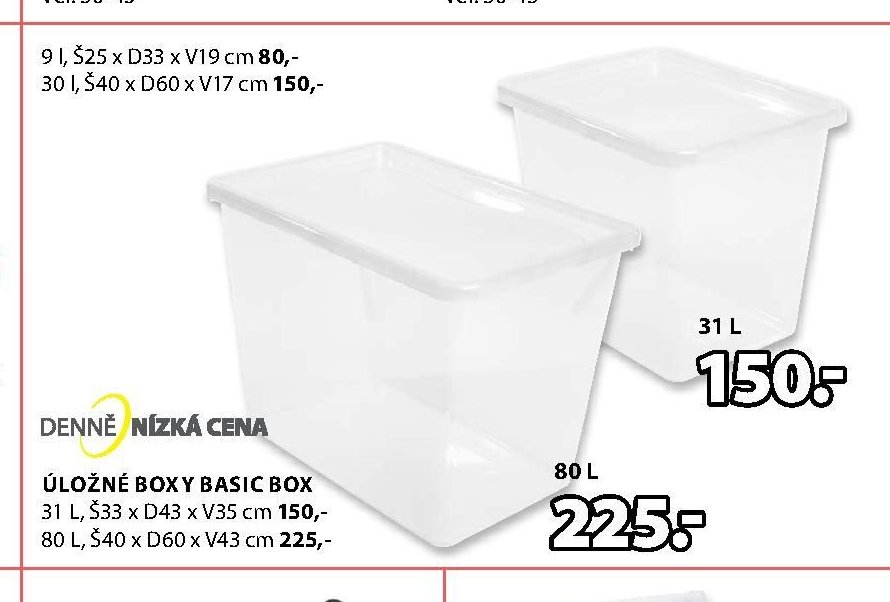 ÚLOŽNÉ BOXY BASIC BOX