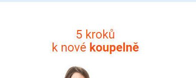 5 kroků k nové koupelně