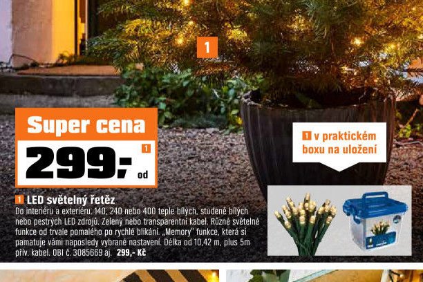 LED světelný řetěz