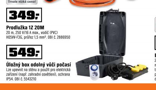 Úložný box odolný vůči počasí