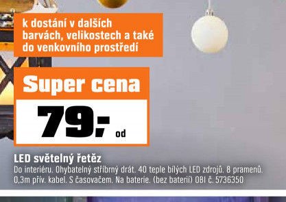 LED světelný řetěz