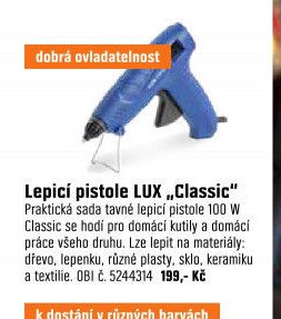Lepicí pistole LUX „Classic“