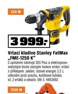 Vrtací kladivo Stanley FatMax FME-1250 K