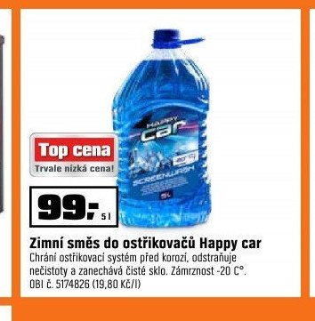Zimní směs do ostřikovačů Happy car