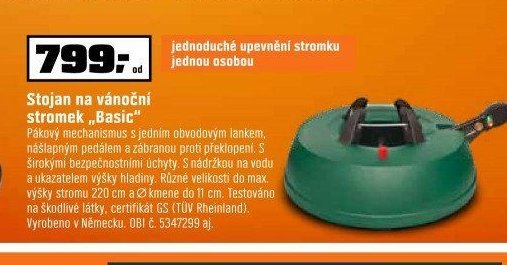 Stojan na vánoční stromek „Basic“