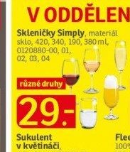 Skleničky Simply