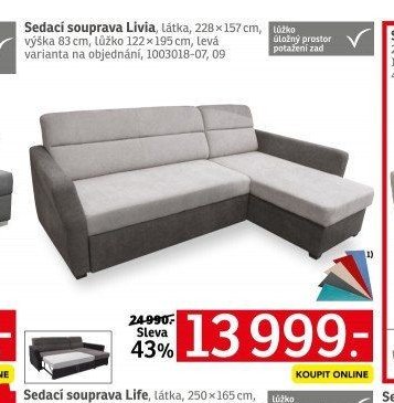Sedací souprava Livia