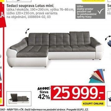 Sedací souprava Lotus mini