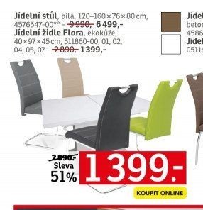 Jídelní stůl, bílá