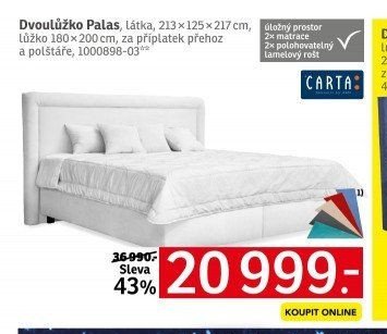 Dvoulůžko Palas