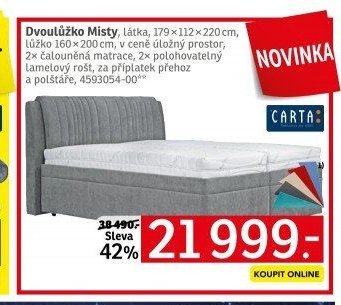 Dvoulůžko Misty