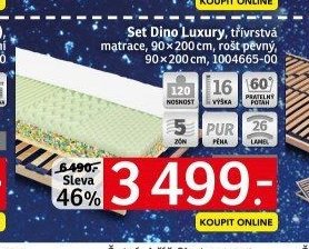 Set Dino Luxury, 90x200 cm