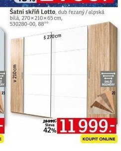 Šatní skříň Lotto
