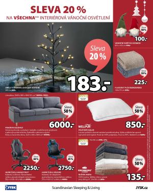 akční leták Jysk 19.11.2020-2.12.2020