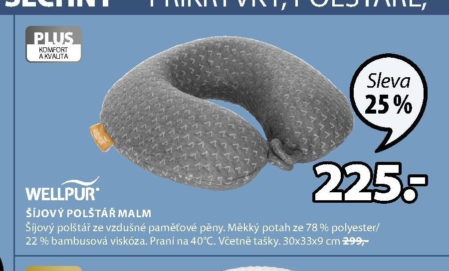 ŠÍJOVÝ POLŠTÁŘ MALM