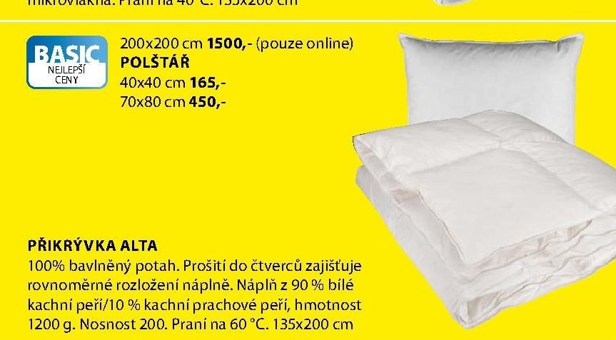 POLŠTÁŘ 40x40 cm, 70x80 cm, 200x200 cm