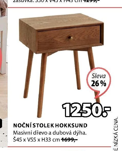 NOČNÍ STOLEK HOKKSUND