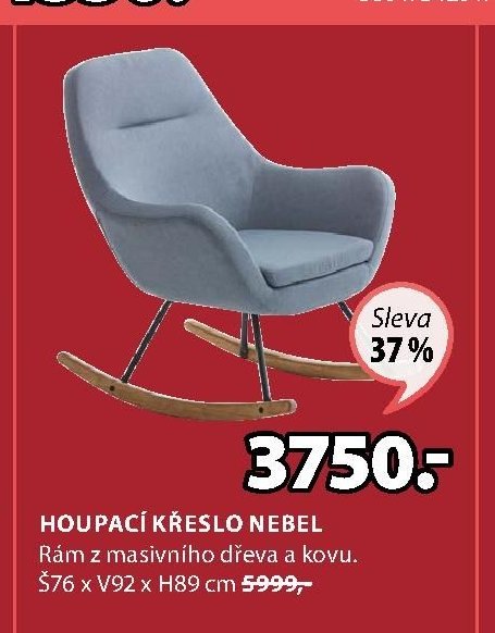 HOUPACÍ KŘESLO NEBEL