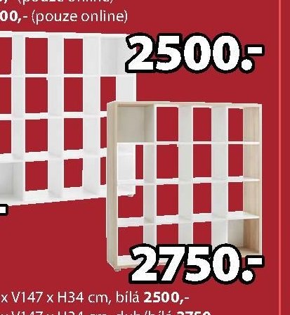 DĚLICÍ STĚNY HALDAGER (16 polic)
