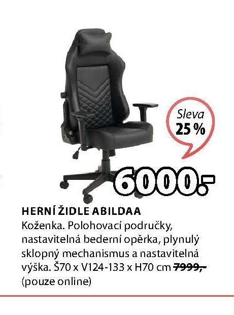 HERNÍ ŽIDLE ABILDAA