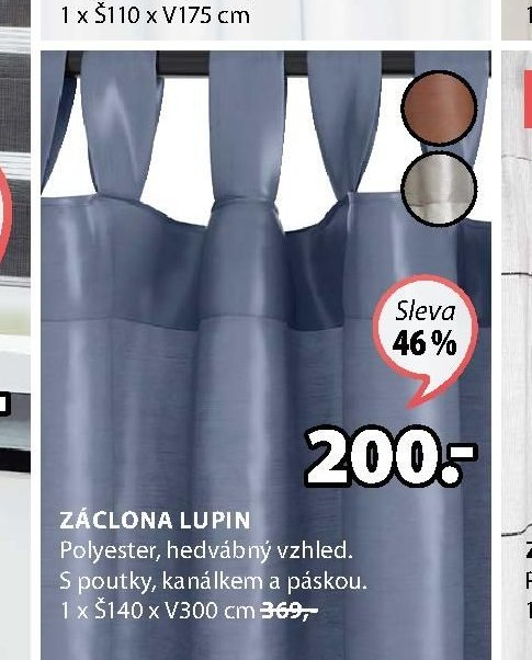 ZÁCLONA LUPIN