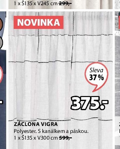 ZÁCLONA VIGRA