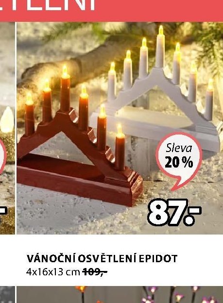 VÁNOČNÍ OSVĚTLENÍ EPIDOT