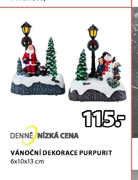 VÁNOČNÍ DEKORACE PURPURIT