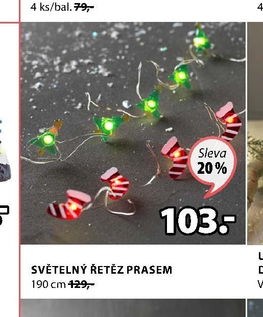 SVĚTELNÝ ŘETĚZ PRASEM