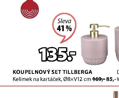 Koupelnový set TILLBERGA