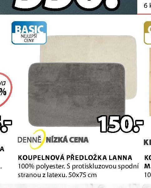 Koupelnová předložka LANNA
