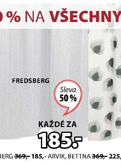 Sprchový závěs FREDSBERG