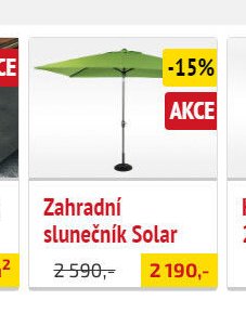 Zahradní slunečník Solar